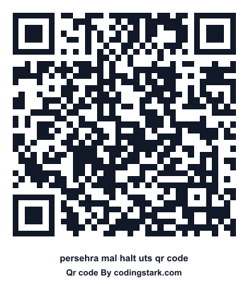 Persehra Mal Halt UTS QR Code