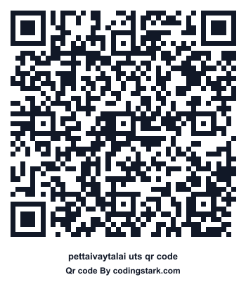 Pettaivaytalai UTS QR Code