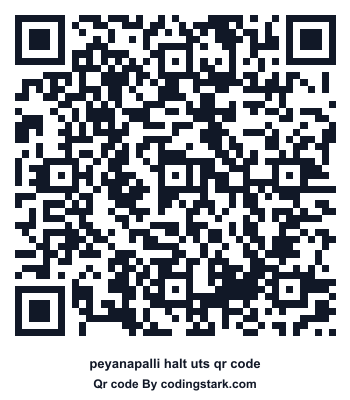 Peyanapalli Halt UTS QR Code
