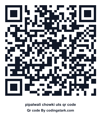Pipalwali Chowki UTS QR Code