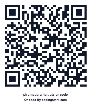 Pirumadara Halt UTS QR Code