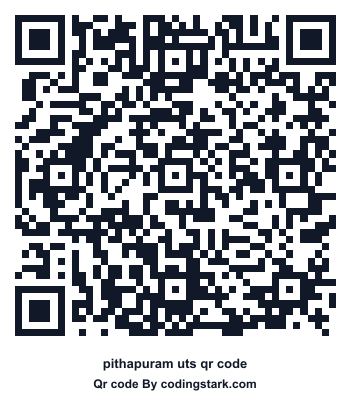 Pithapuram UTS QR Code