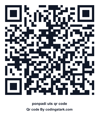 Ponpadi UTS QR Code
