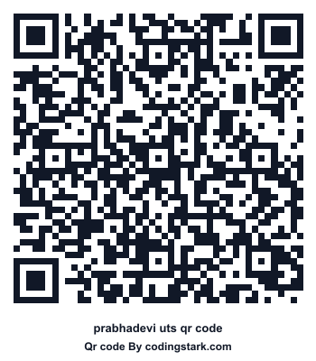 Prabhadevi UTS QR Code