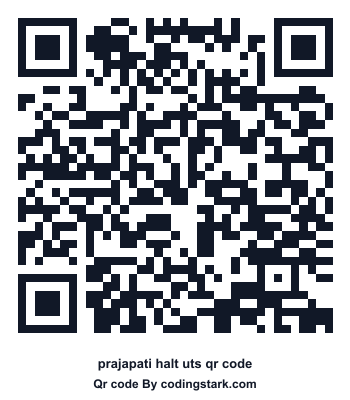 Prajapati Halt UTS QR Code