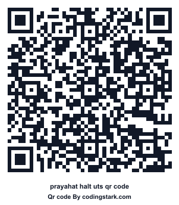 Prayahat Halt UTS QR Code