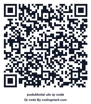 Pudukkotai UTS QR Code
