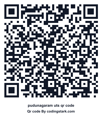 Pudunagaram UTS QR Code