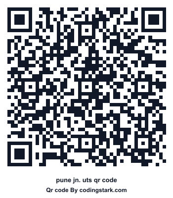 Pune Jn. UTS QR Code