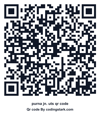 Purna Jn. UTS QR Code