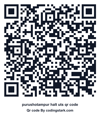 Purushotampur Halt UTS QR Code