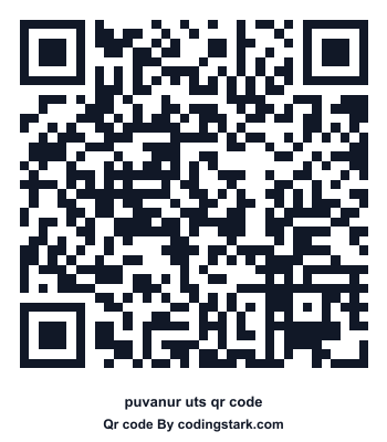 Puvanur UTS QR Code