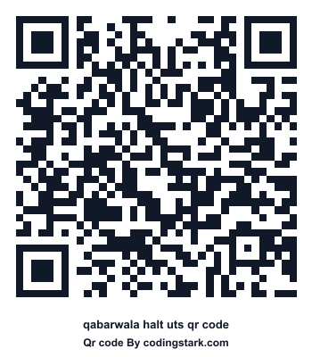 Qabarwala Halt UTS QR Code