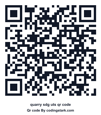 Quarry Sdg UTS QR Code