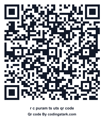 R C Puram Ts UTS QR Code