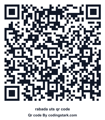 Rabada UTS QR Code