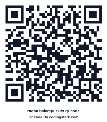 Radha Balampur UTS QR Code