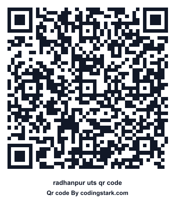 Radhanpur UTS QR Code