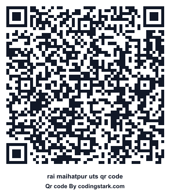 Rai Maihatpur UTS QR Code
