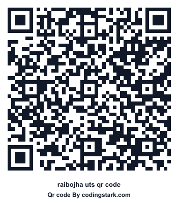 Raibojha UTS QR Code