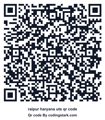 Raipur Haryana UTS QR Code