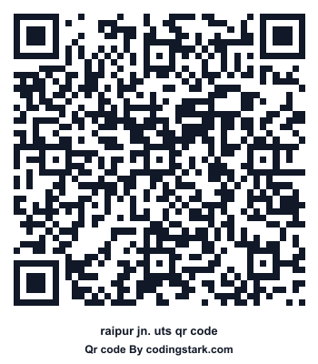 Raipur Jn. UTS QR Code