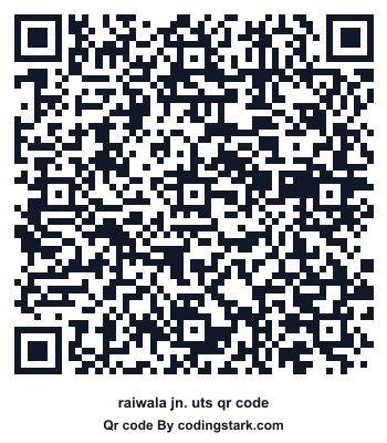 Raiwala Jn. UTS QR Code