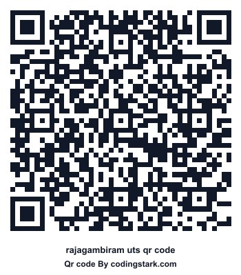 Rajagambiram UTS QR Code