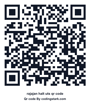 Rajajan Halt UTS QR Code