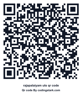 Rajapalaiyam UTS QR Code