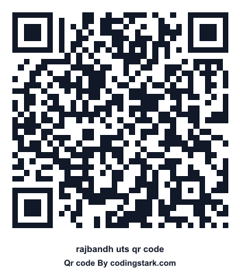 Rajbandh UTS QR Code