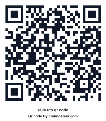 Rajla UTS QR Code