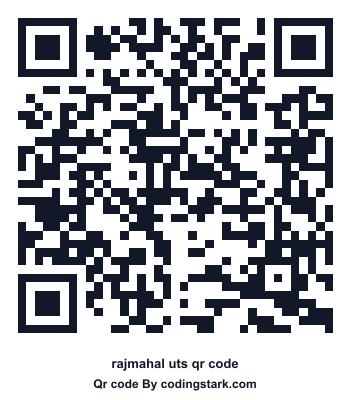 Rajmahal UTS QR Code