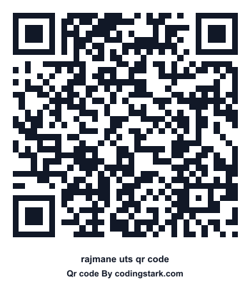 Rajmane UTS QR Code