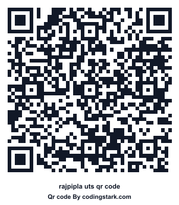 Rajpipla UTS QR Code