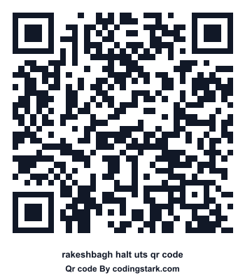Rakeshbagh Halt UTS QR Code