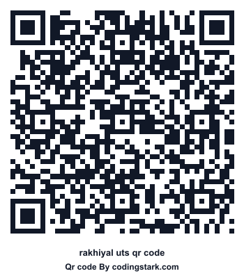 Rakhiyal UTS QR Code
