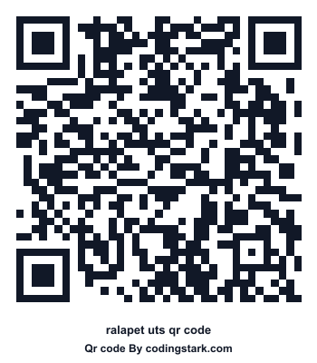 Ralapet UTS QR Code