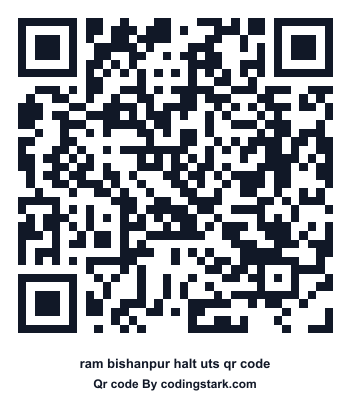 Ram Bishanpur Halt UTS QR Code