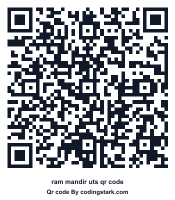 Ram Mandir UTS QR Code