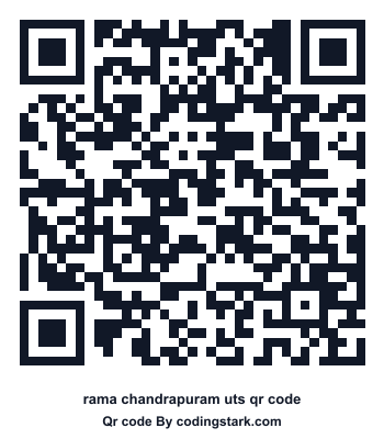 Rama Chandrapuram UTS QR Code