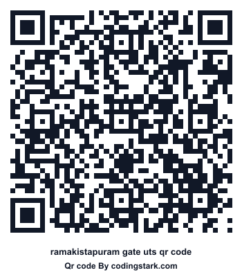 Ramakistapuram Gate UTS QR Code