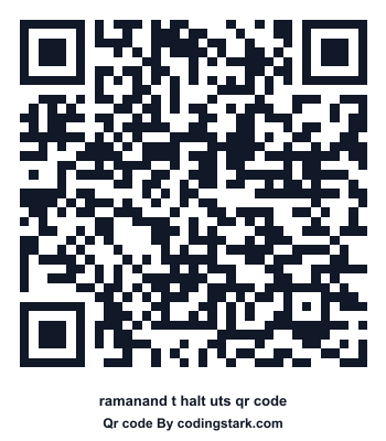 Ramanand T Halt UTS QR Code