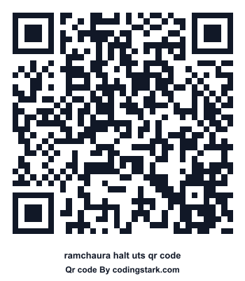 Ramchaura Halt UTS QR Code