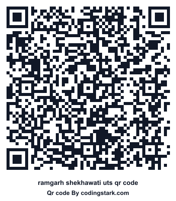 Ramgarh Shekhawati UTS QR Code