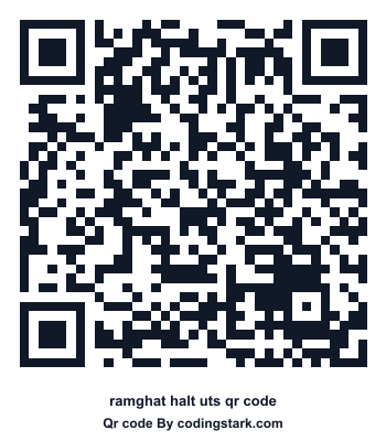 Ramghat Halt UTS QR Code