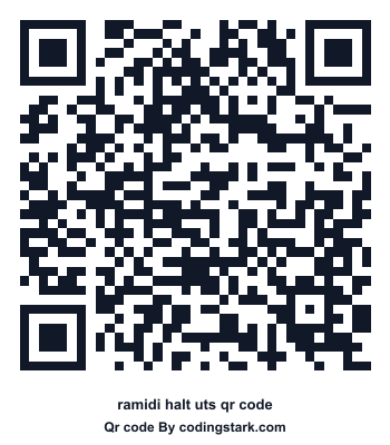 Ramidi Halt UTS QR Code