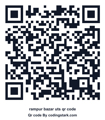 Rampur Bazar UTS QR Code