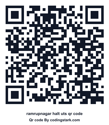Ramrupnagar Halt UTS QR Code