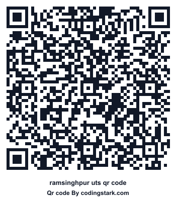 Ramsinghpur UTS QR Code